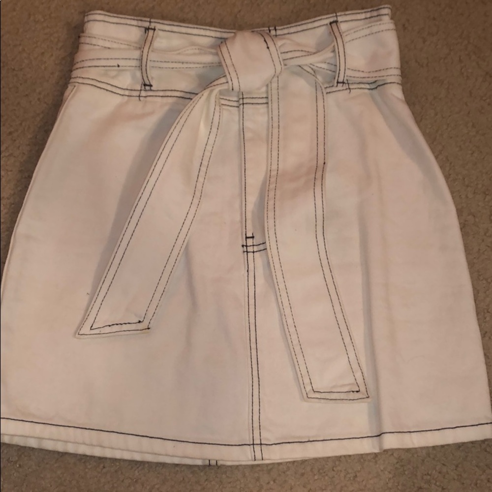 White skirt